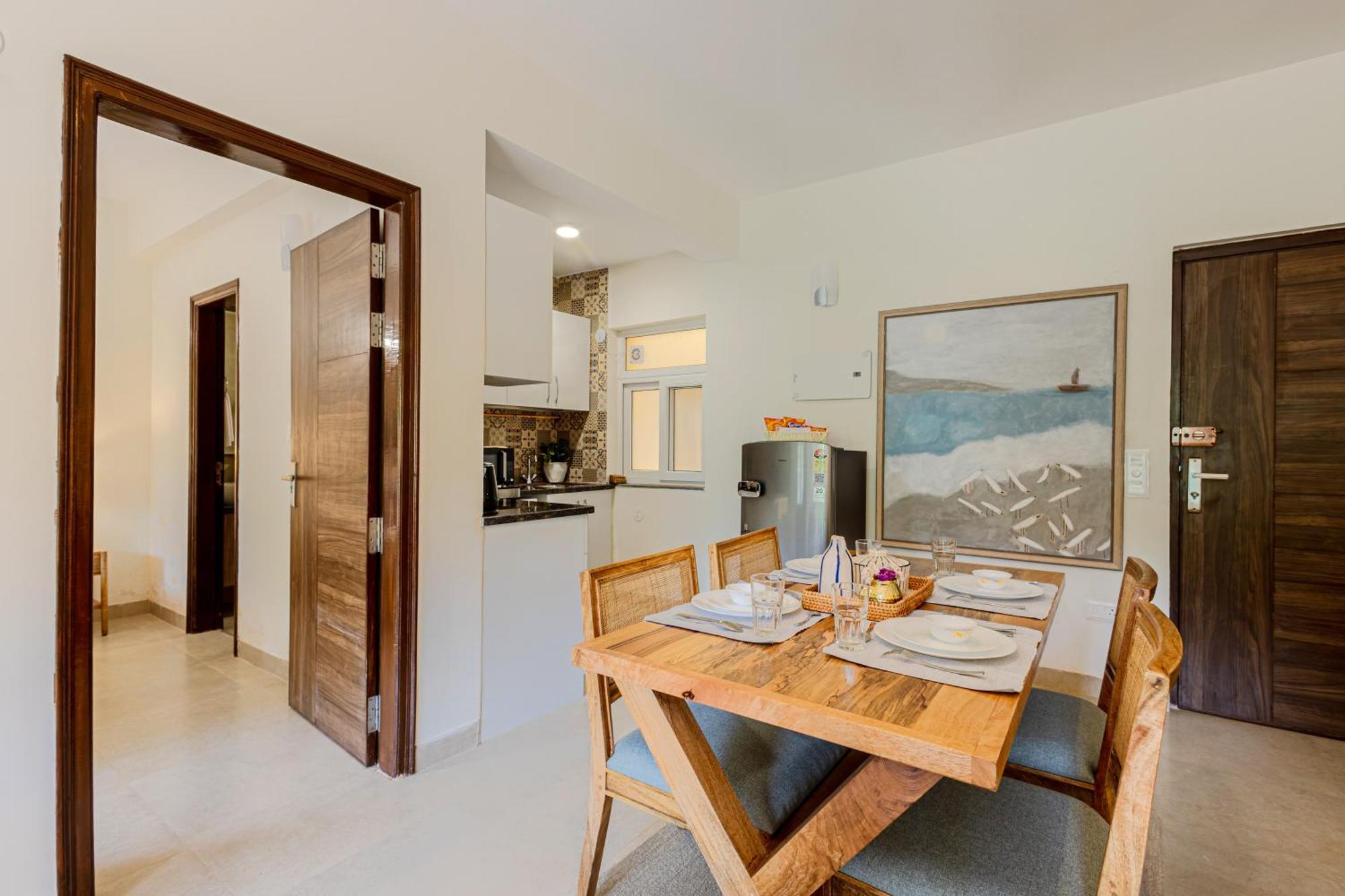 Alaya Stays 1 Bhk With Balcony & Pool - Veera Marina Кандолим Экстерьер фото