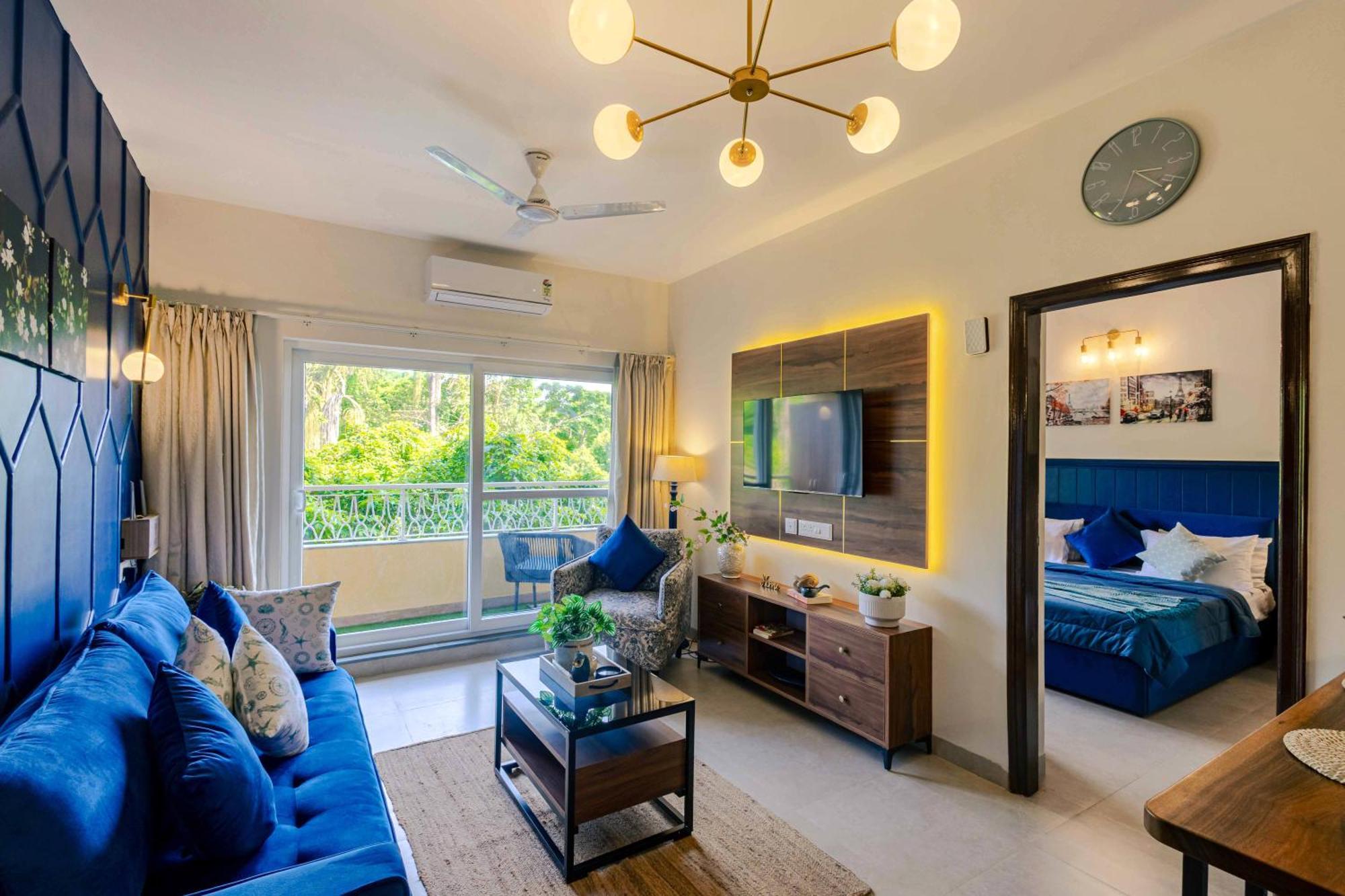 Alaya Stays 1 Bhk With Balcony & Pool - Veera Marina Кандолим Экстерьер фото