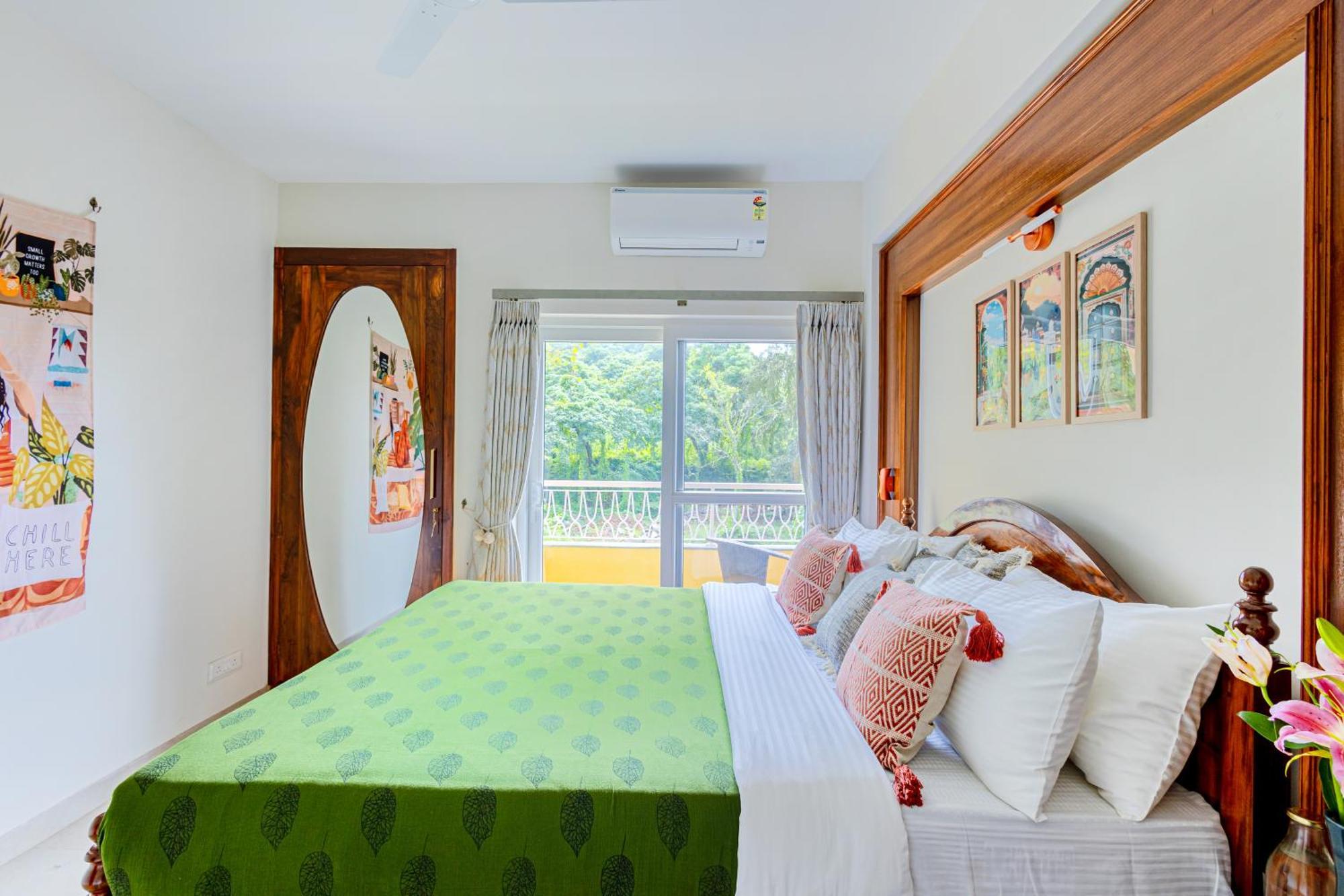 Alaya Stays 1 Bhk With Balcony & Pool - Veera Marina Кандолим Экстерьер фото