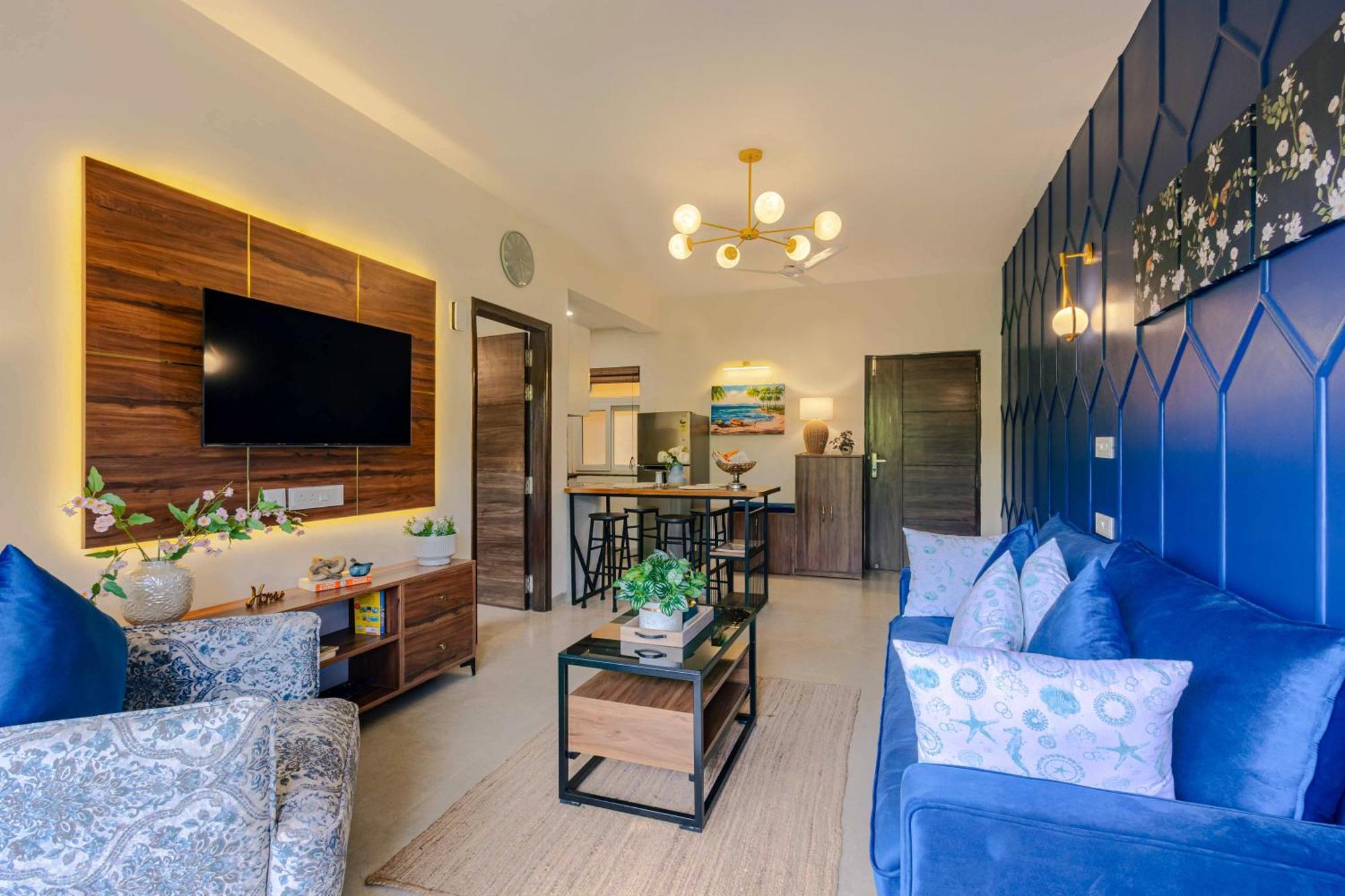 Alaya Stays 1 Bhk With Balcony & Pool - Veera Marina Кандолим Экстерьер фото
