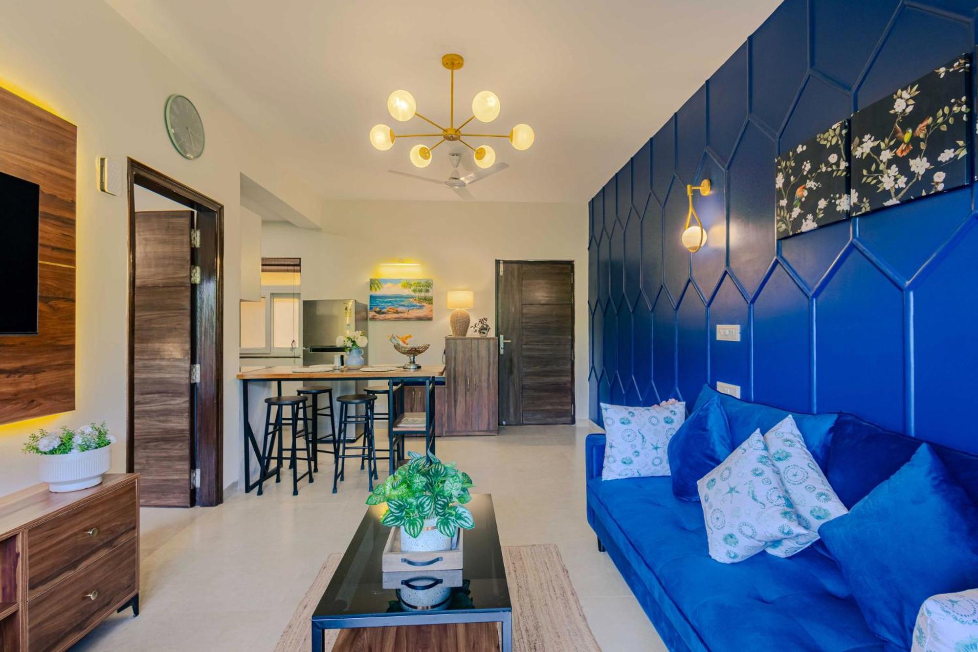 Alaya Stays 1 Bhk With Balcony & Pool - Veera Marina Кандолим Экстерьер фото