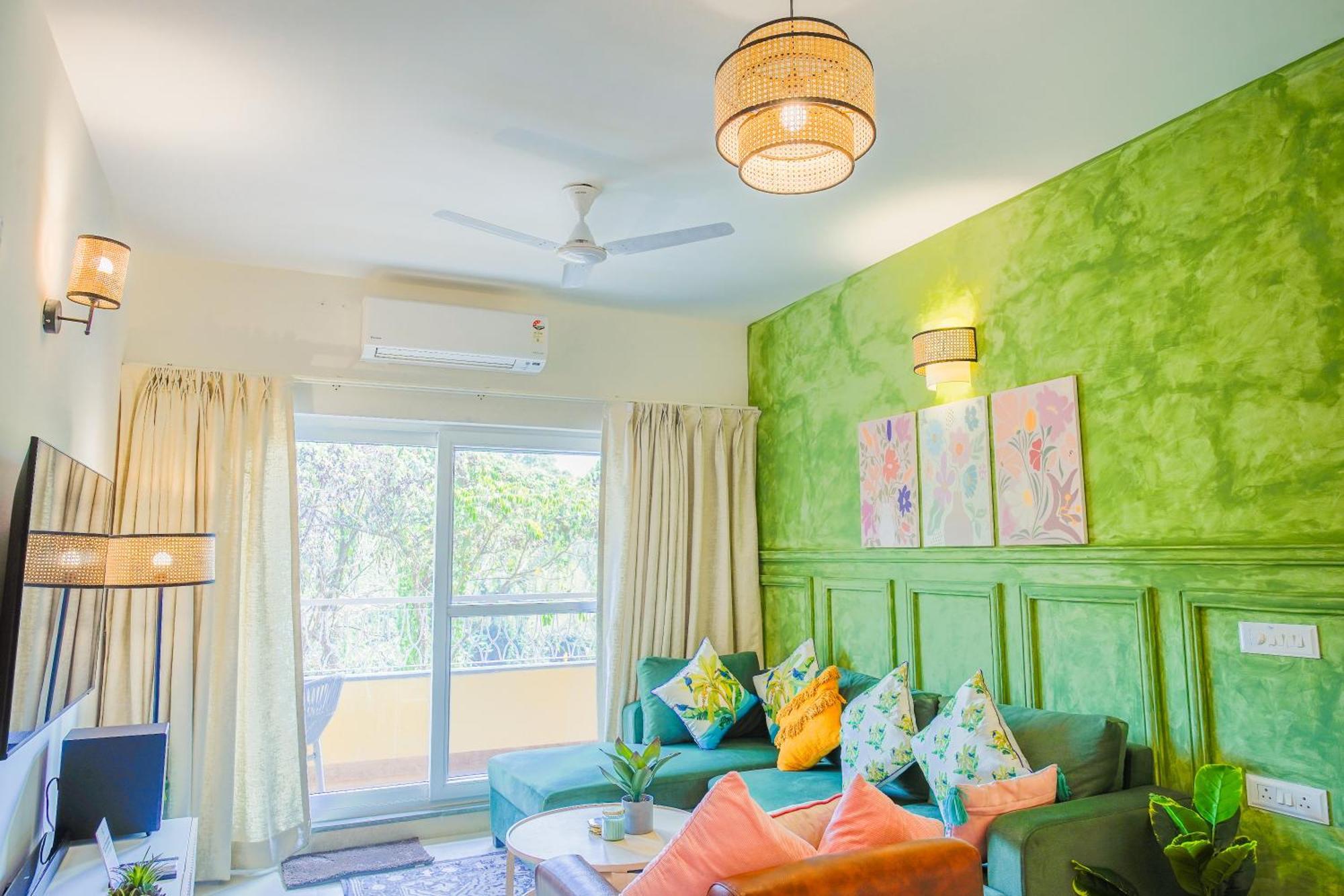 Alaya Stays 1 Bhk With Balcony & Pool - Veera Marina Кандолим Экстерьер фото